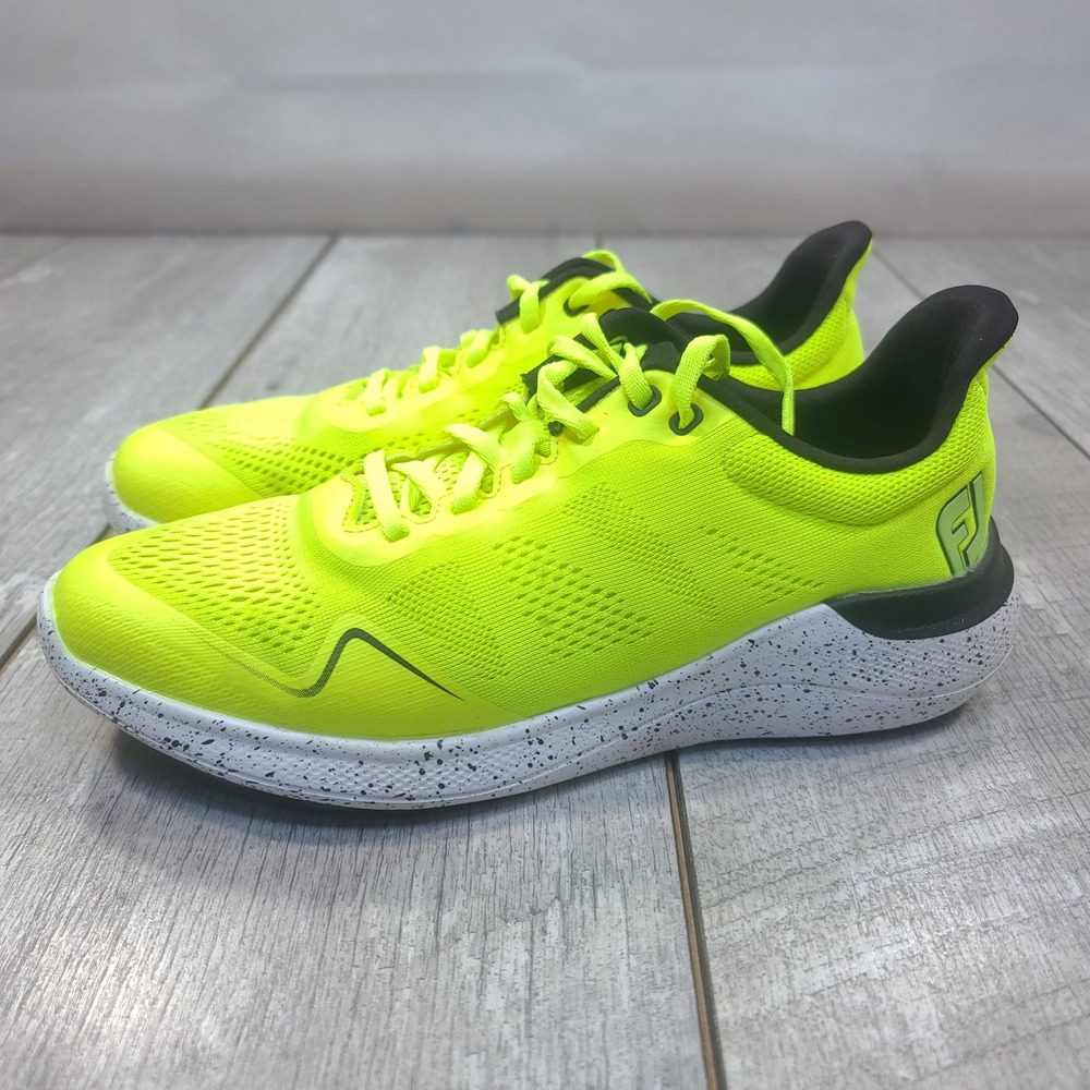FootJoy Flex Spikeless Golf Shoes Womens 8.5 Citrus Glow Yellow Athletic 95715C